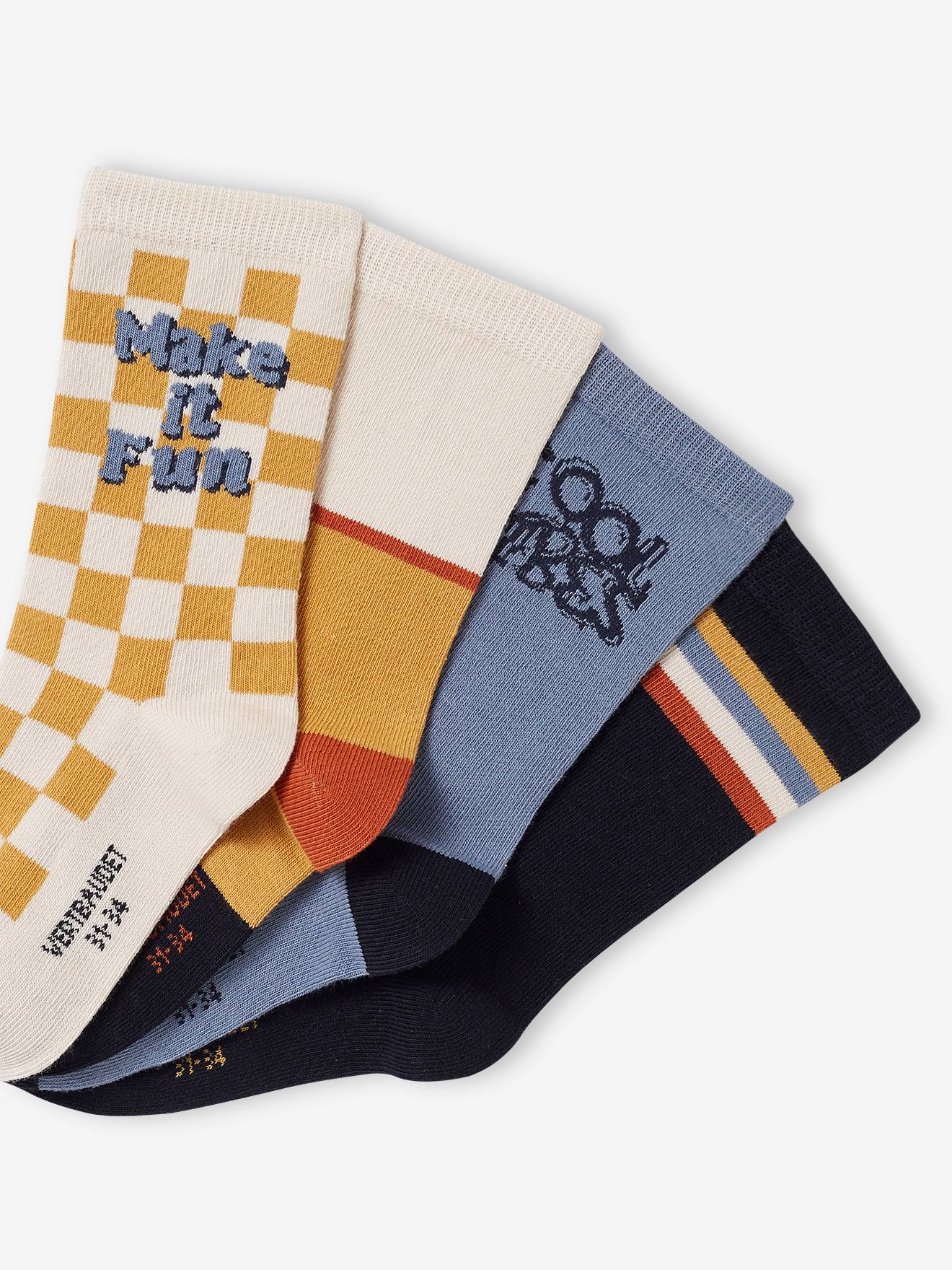 Pacote com 4 pares de meias 