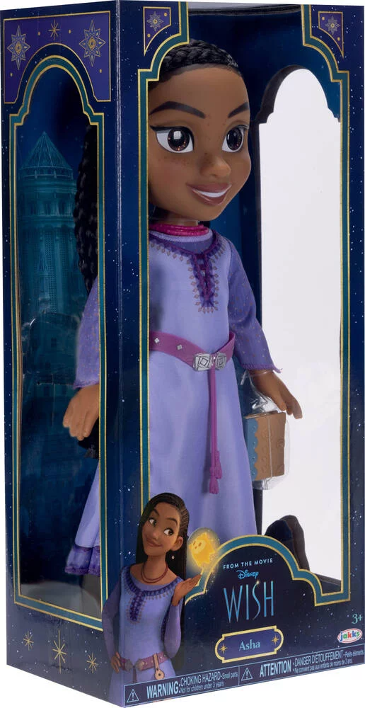 DISNEY WISH - POUPEE ASHA 38 CM