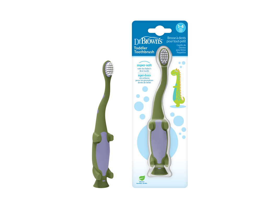 ESCOVA DENTES DR. BROWN'S DINO 1-4A 1UN