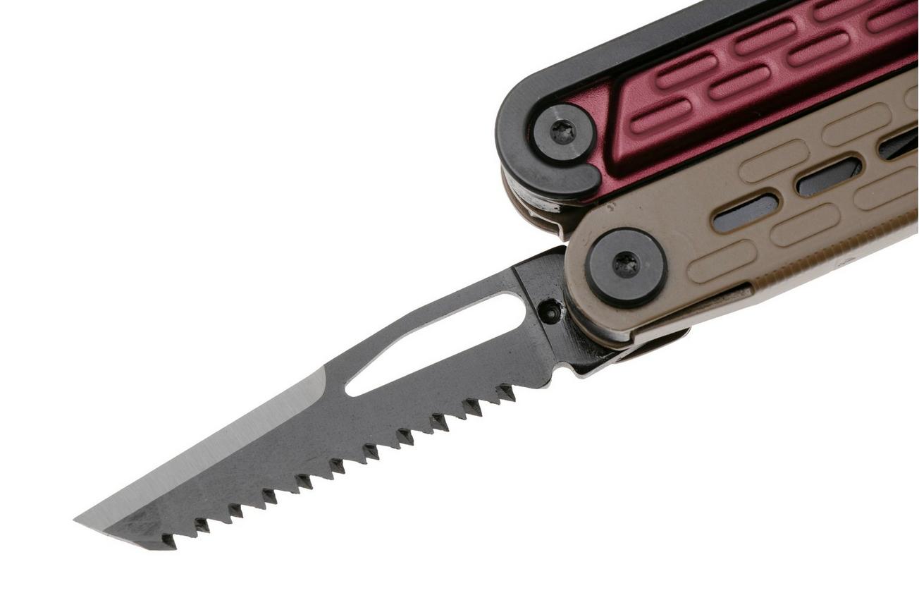 Gerber Stakeout Spark 1070226, Black Oxide Stainless Steel, Red/Coyote Brown, multitool