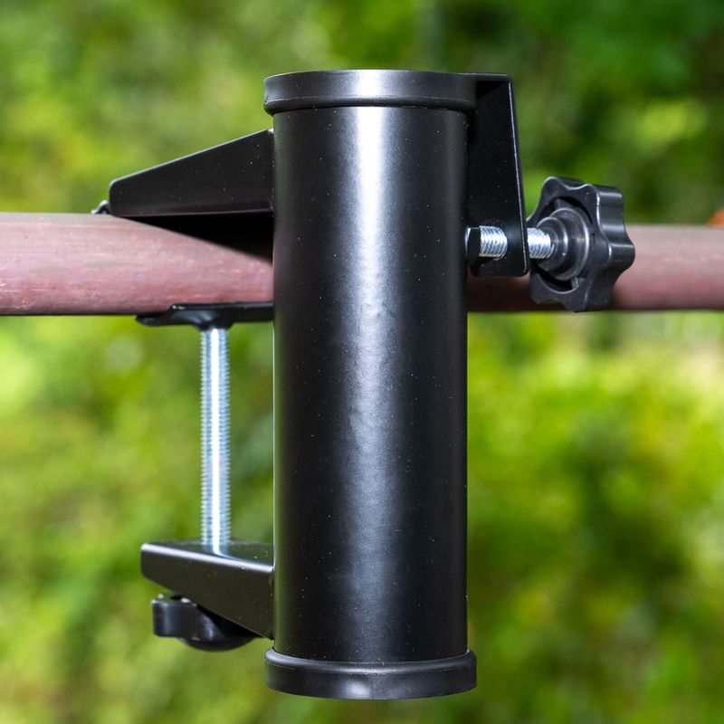 Fixation TIAKI pour barres télescopiques sur balustrade