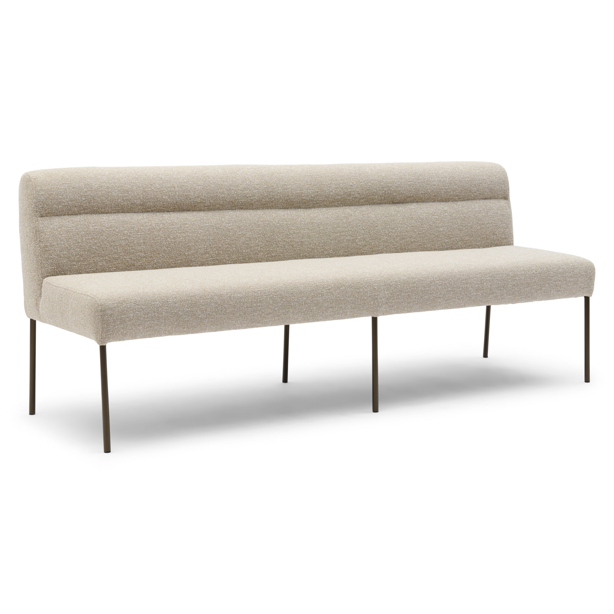 Eetkamerbank Mia lodge beige 200 cm