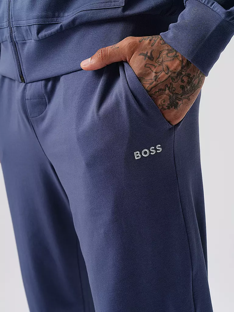 BOSS Pyjamahose blau