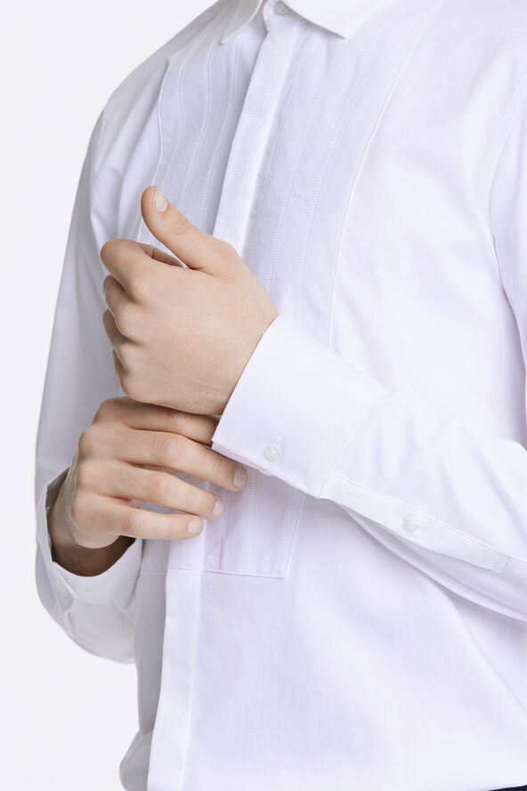 Lindbergh Straight cut Tuxedo shirt L/S Hvid