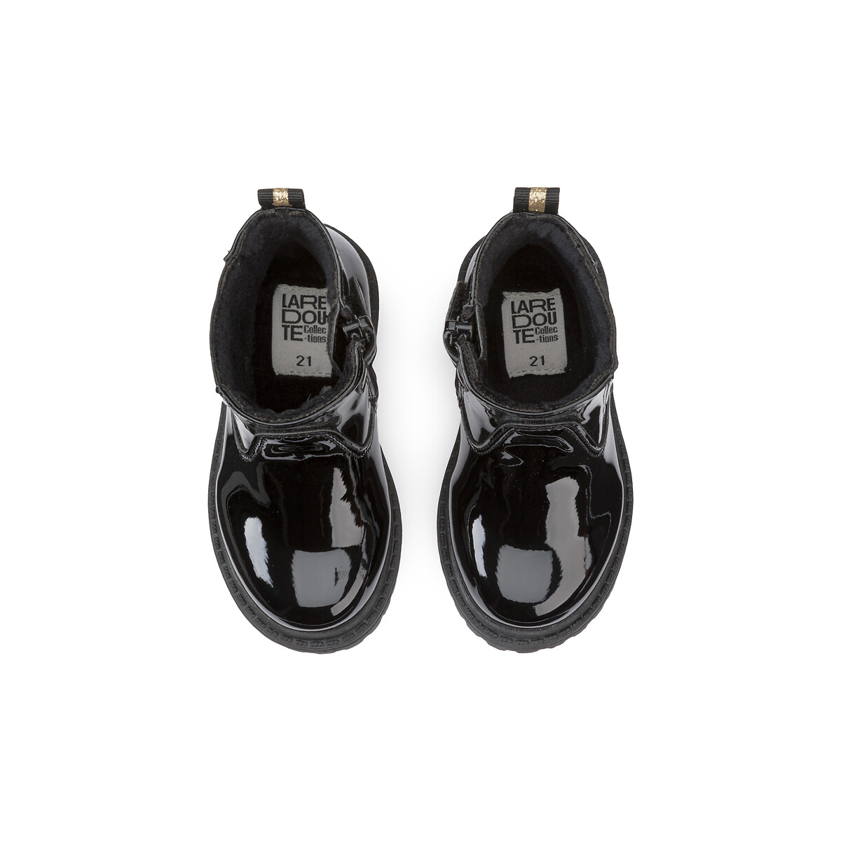 COLEÇÃO LA REDOUTE<br>Botas pintadas com zíper