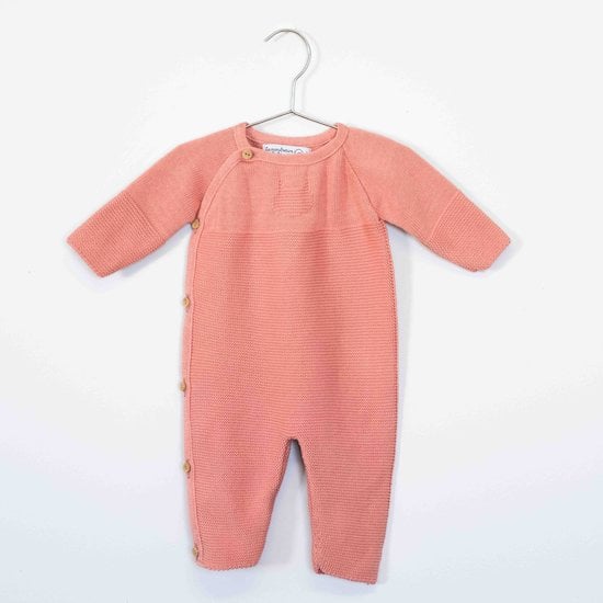 Combinaison sans pieds Petits Chats   Bouton de rose        0 mois   de               La Manufacture de Layette