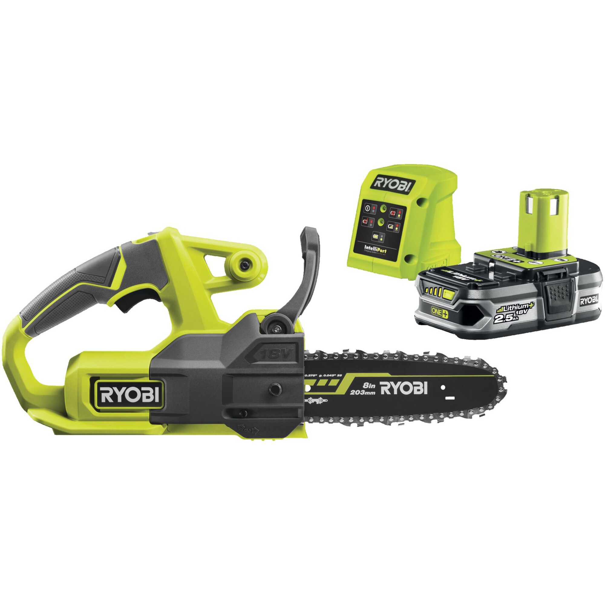 Ryobi Kettensäge ONE+ Akku-Kettensäge RY18CS20A-125, 18Volt