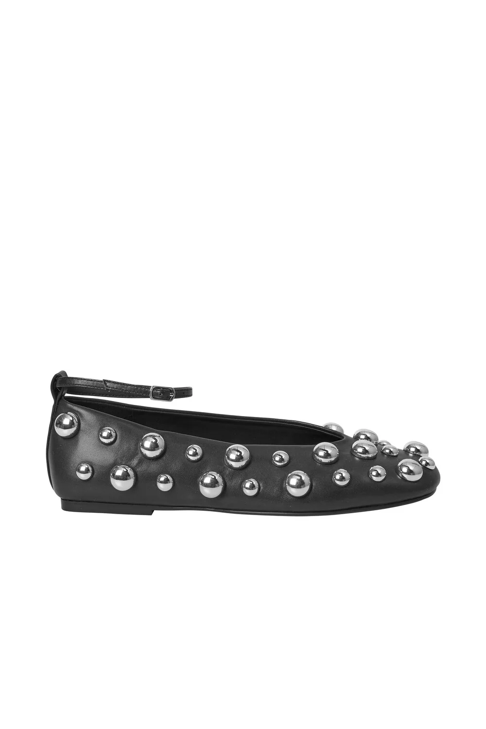 Stine Goya  Studded ballerinasko - sort
