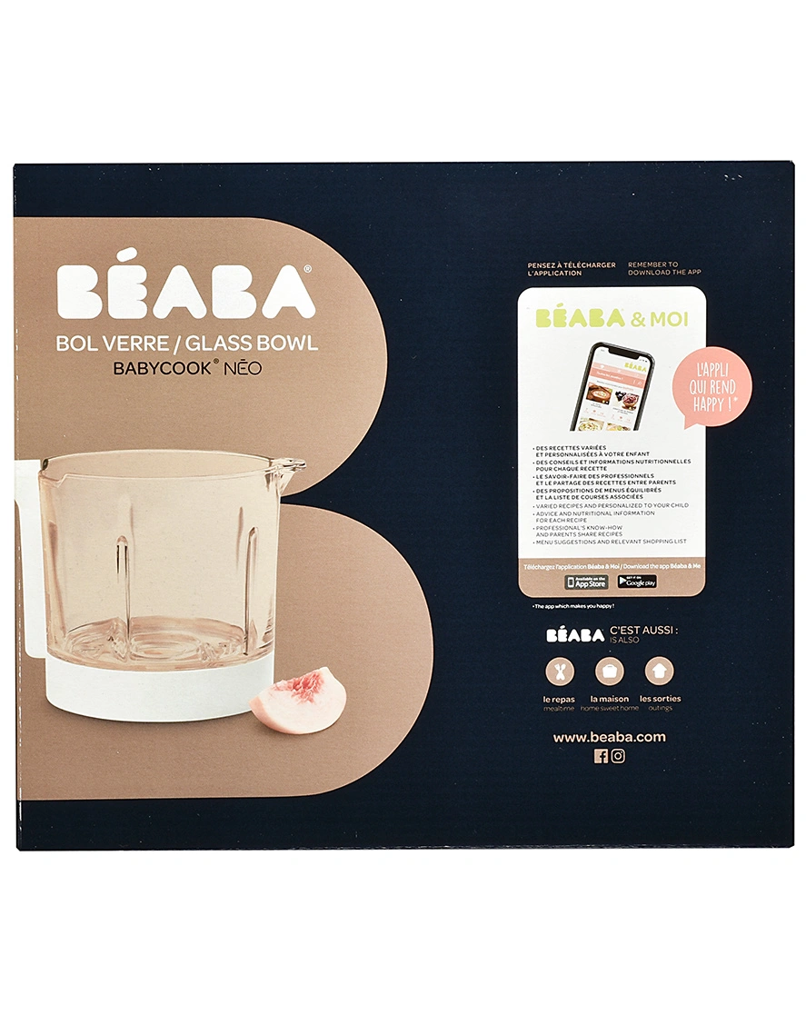 Glasschüssel für BABYCOOK NEO in weiß