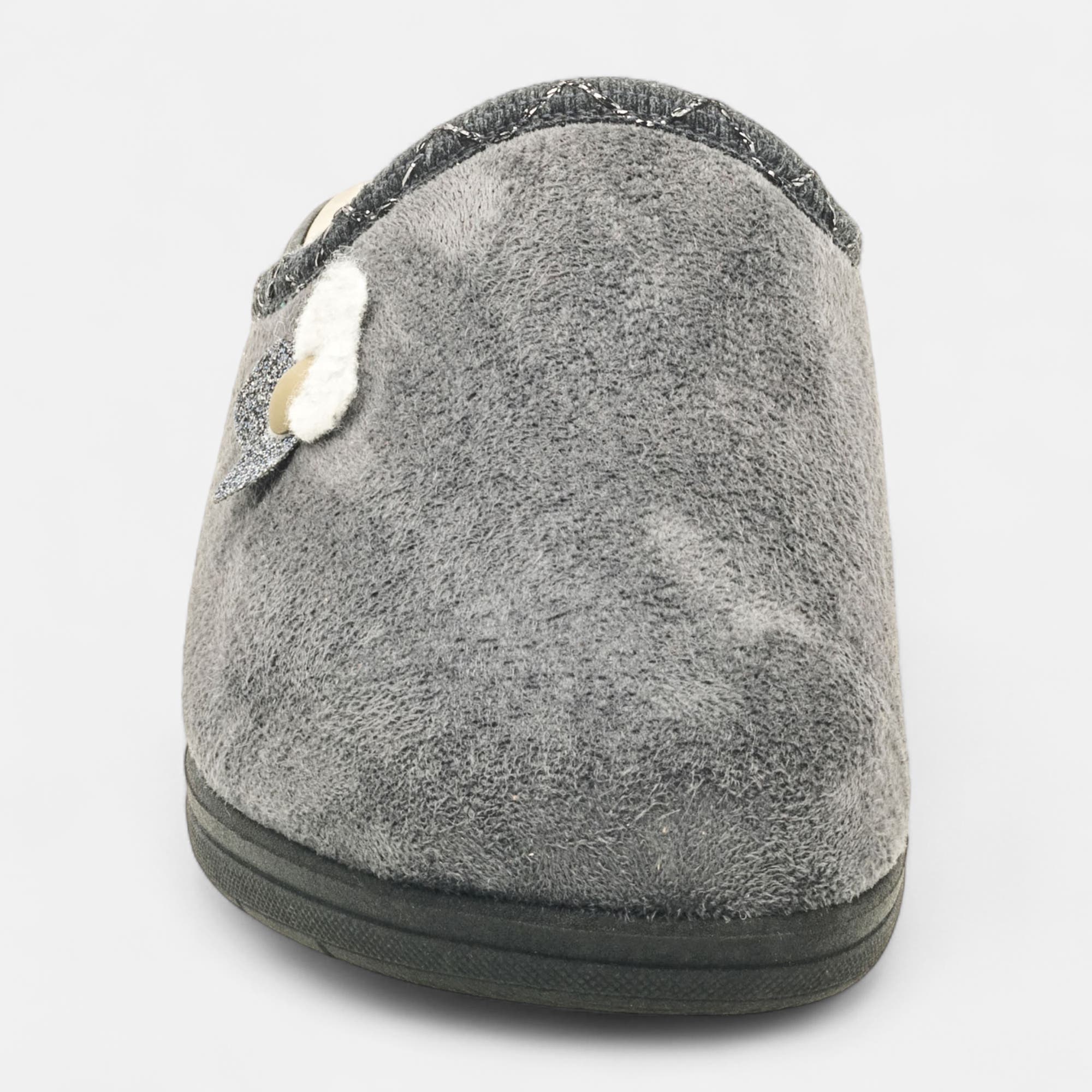 Pantoufles sabots Femme gris