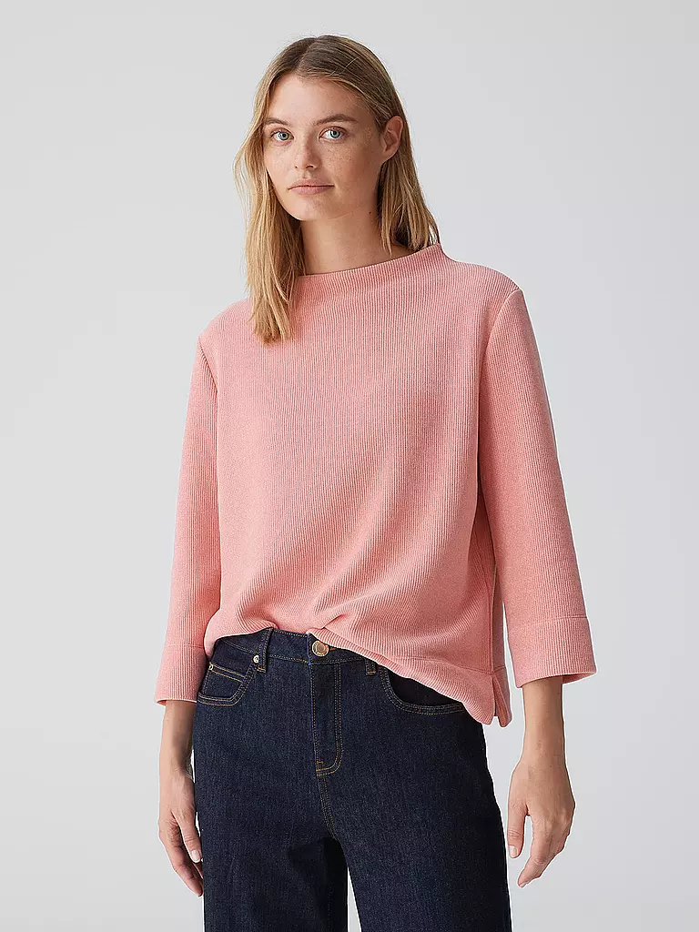 OPUS Langarmshirt GELVET rosa