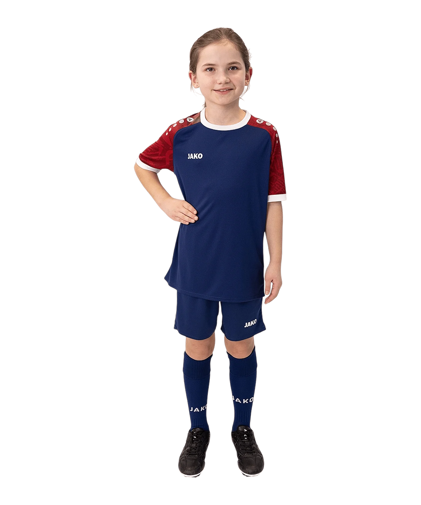 JAKO Iconic jersey kids blue red F938