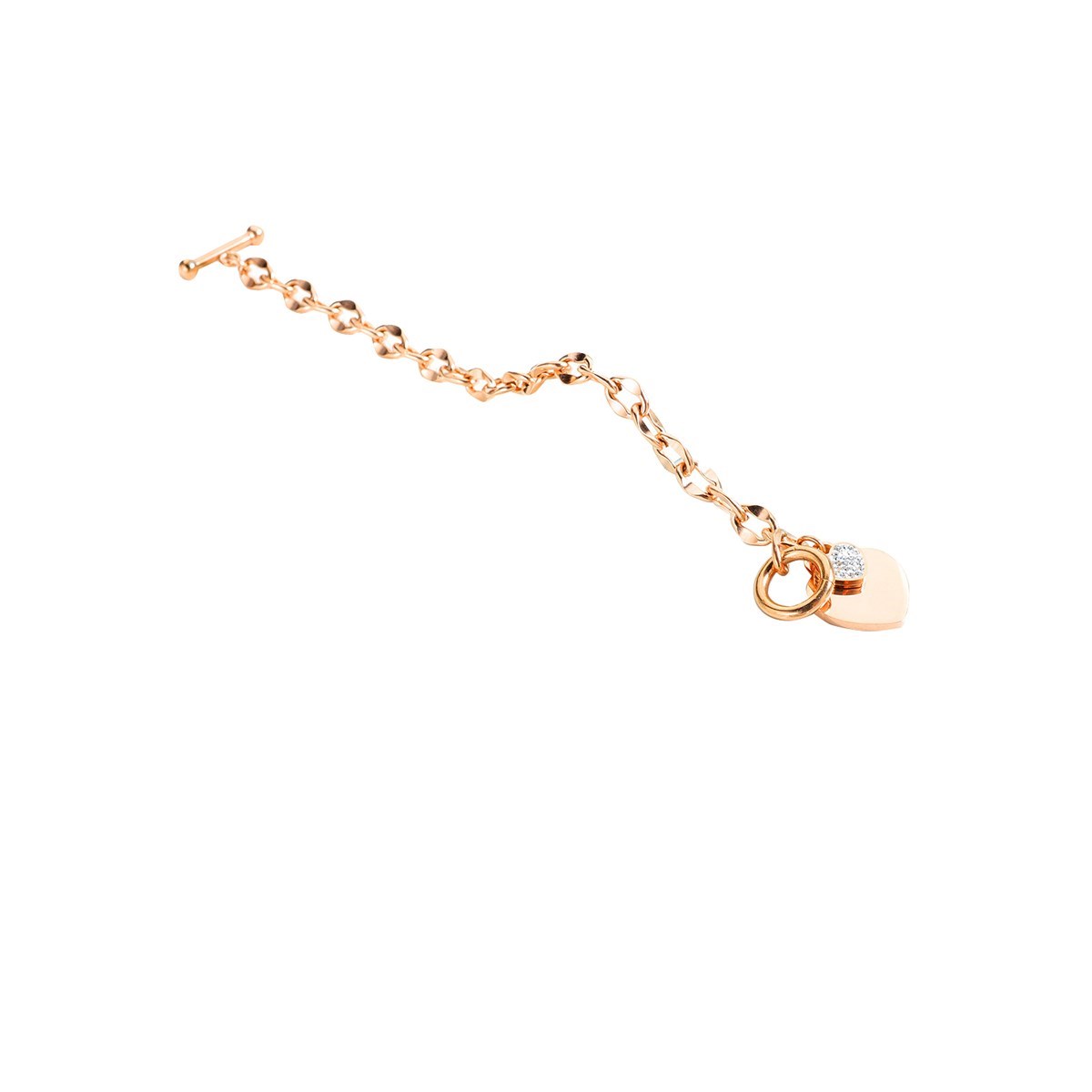 Bracelet avec double coeur HILONA