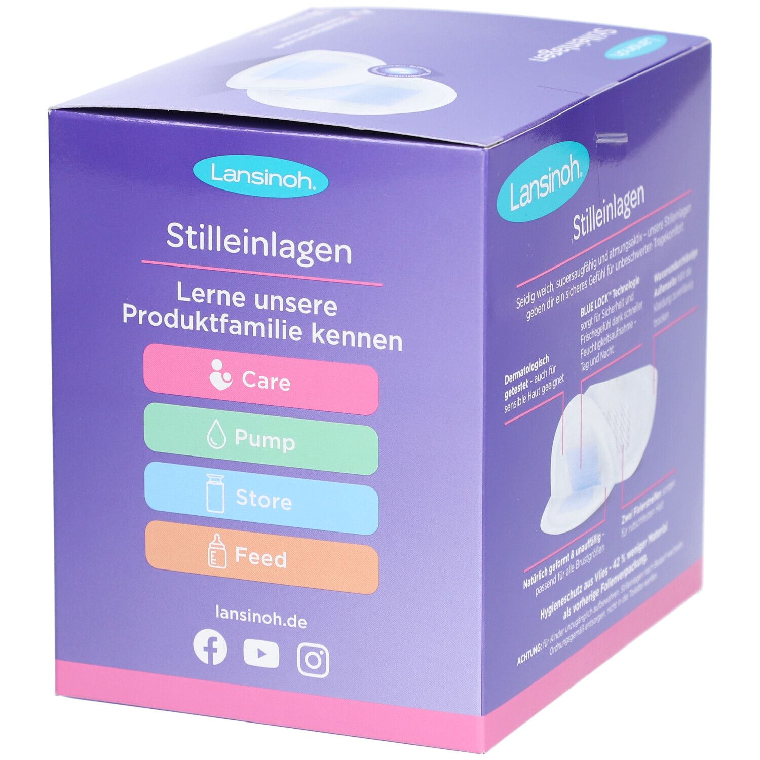 Lansinoh® Blue Lock™ Stilleinlagen