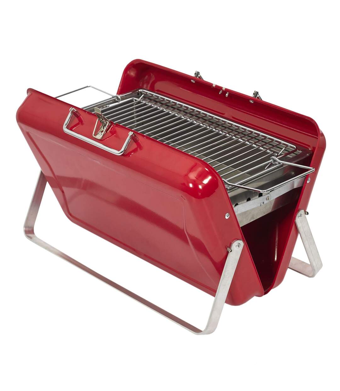 Barbecue au charbon de bois portable - Rouge