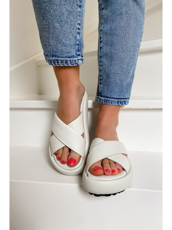 Semerdjian - Mules GAETA Blanc