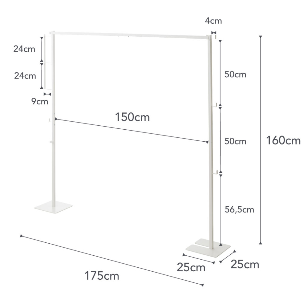 Etendoir à linge d'interieur pliable tower