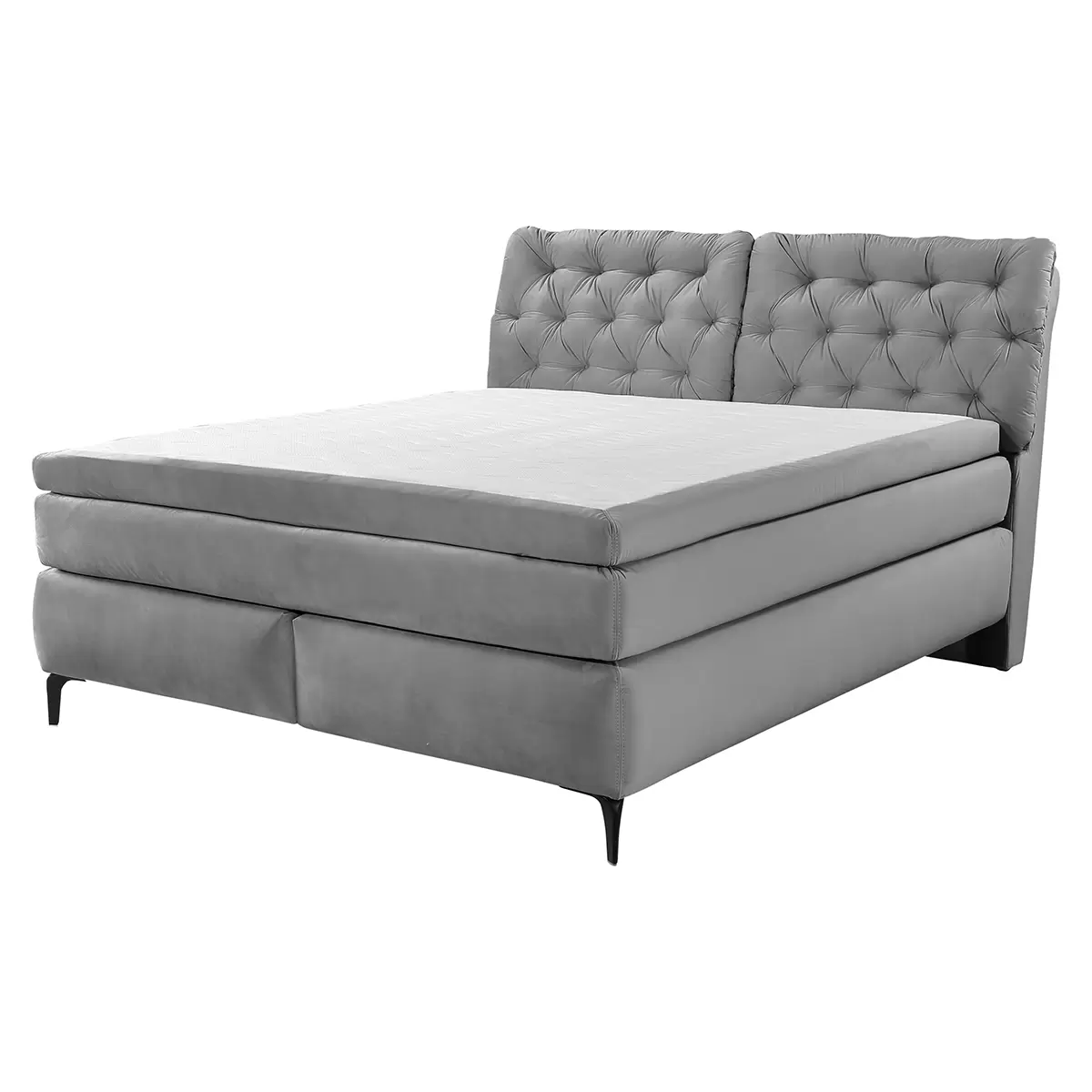 Boxspringbett Charlie Max 180x200 Grau