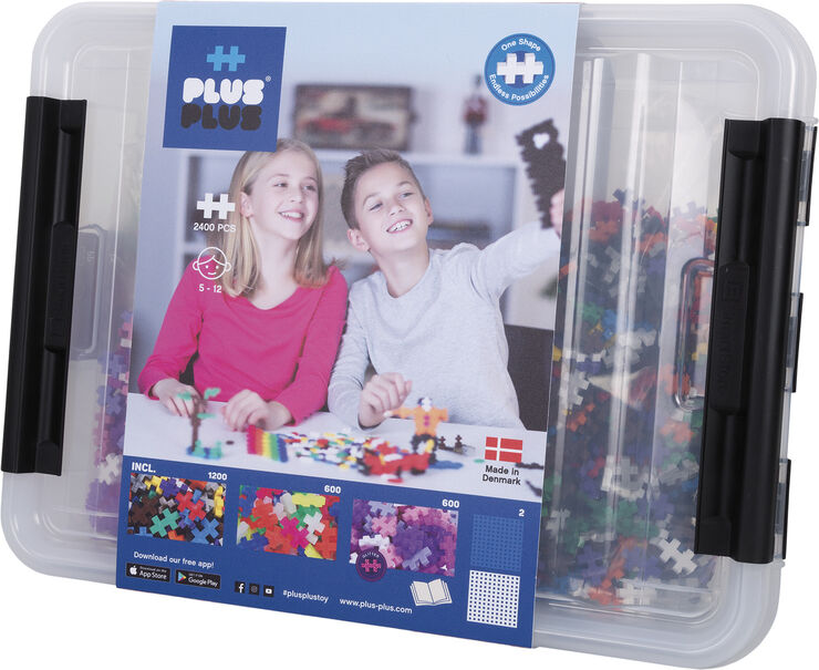 PLUS-PLUS Plus plus storage box mix
