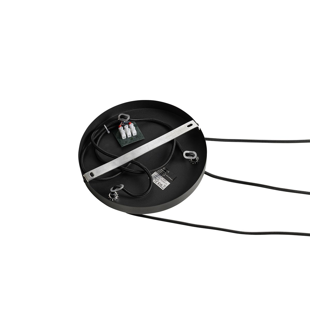Industriële hanglamp zwart 3-lichts - Jim