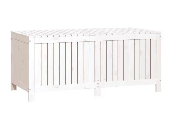 Prolenta Premium - Boîte de rangement de jardin Blanc 147x68x64 cm Bois de pin