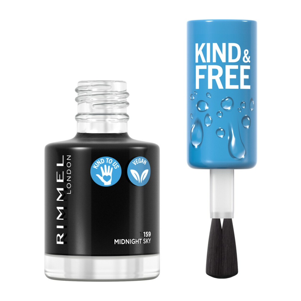 Rimmel KIND & FREE Vegan Nagellak 159 Midnight Sky8 ml