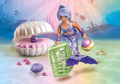 Playmobil 71502 Princess Magic Byggesett Havfrue med Musling