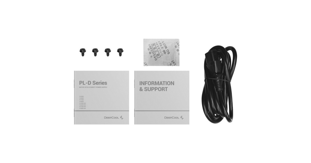 DeepCoolPL750D 750 watt voeding   (Zwart, 3x PCIe)