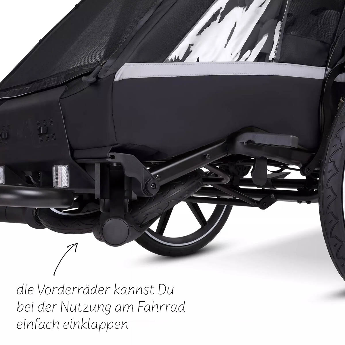 ABC Design GmbH ABC Design Fahrradanhänger Tour mit 2 Komfortsitzen & Lufträdern