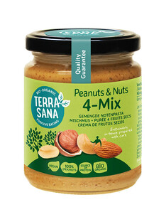 TerraSana 4-Mix Gemengde Notenpasta 250GR