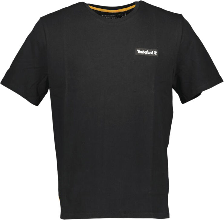 TIMBERLAND heavy woven badge unisex t-shirt Black