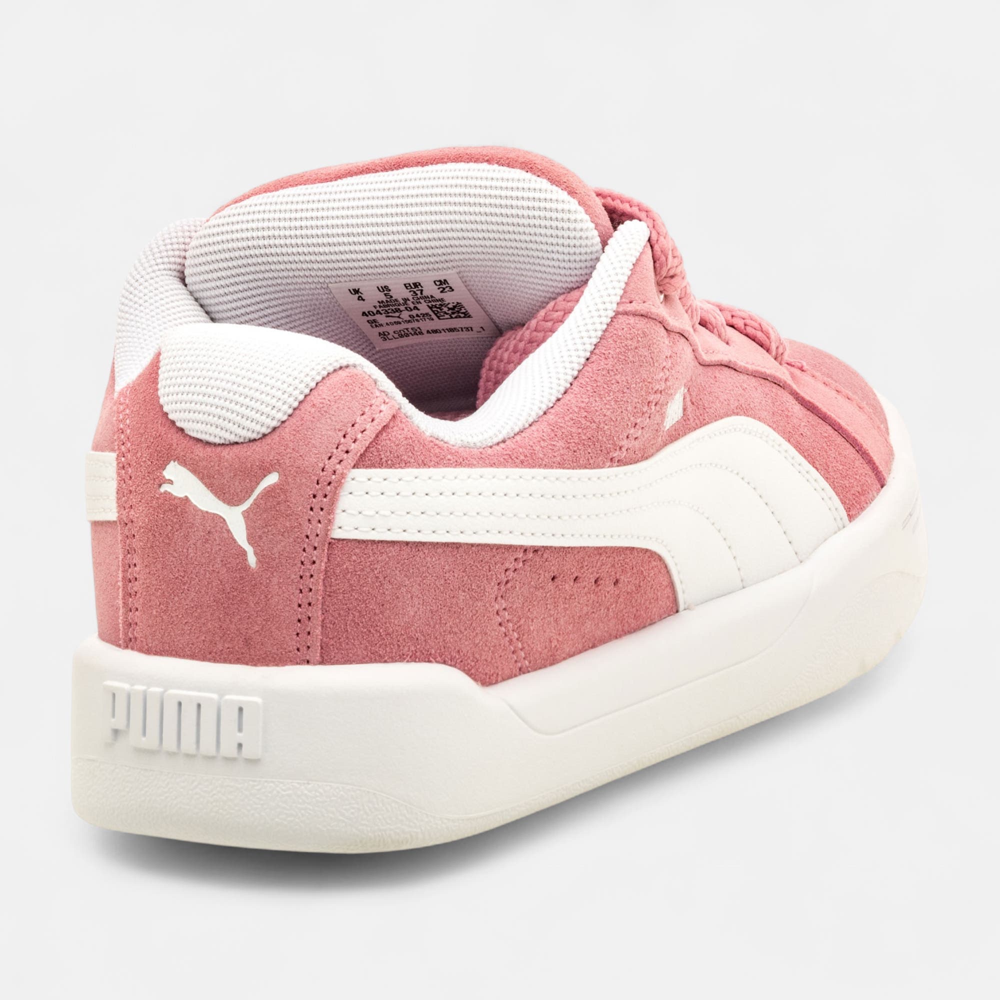 Sneakers Fille en cuir rose