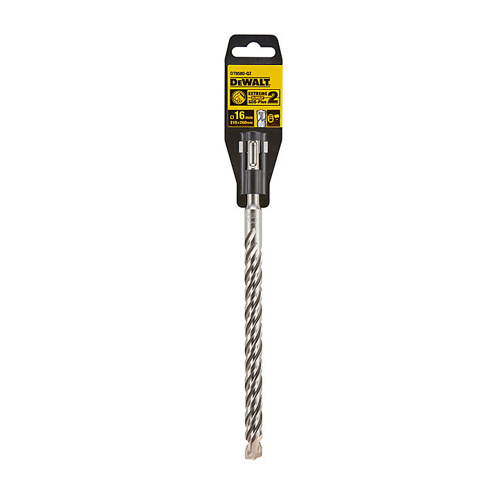 Foret béton Ø.16 x L.260 mm DeWalt DT9580-QZ en acier emmanchement SDS Plus