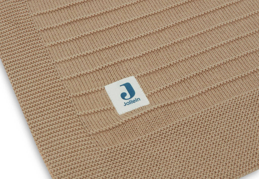wiegdeken Pure Knit Biscuit