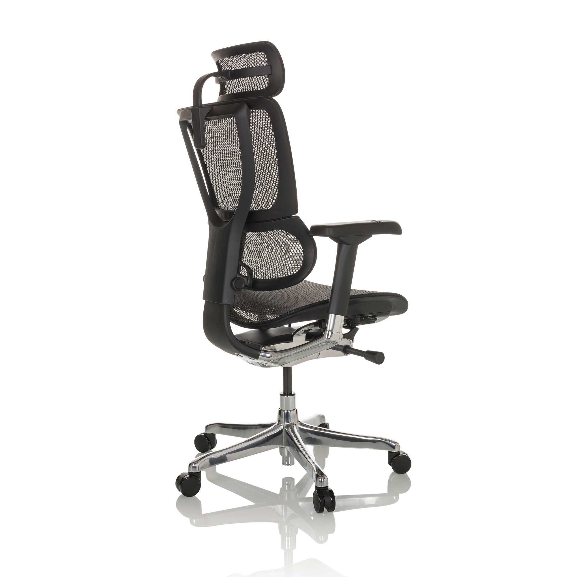 Luxus Chefsessel ERGOHUMAN SLIM GEN2 Netzstoff mit Armlehnen (höhenverstellbar) hjh OFFICE