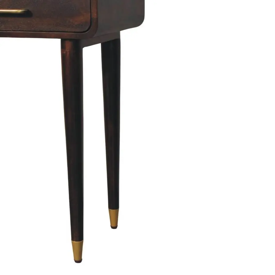 Apollo Loop Console, 2 Lades en Open Gleuf, Donkerbruin