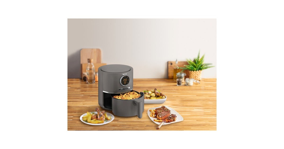 TefalUltra Fry EY111B heteluchtfriteuse  (Antraciet/grijs, 4,2 liter | 1,2 kg )
