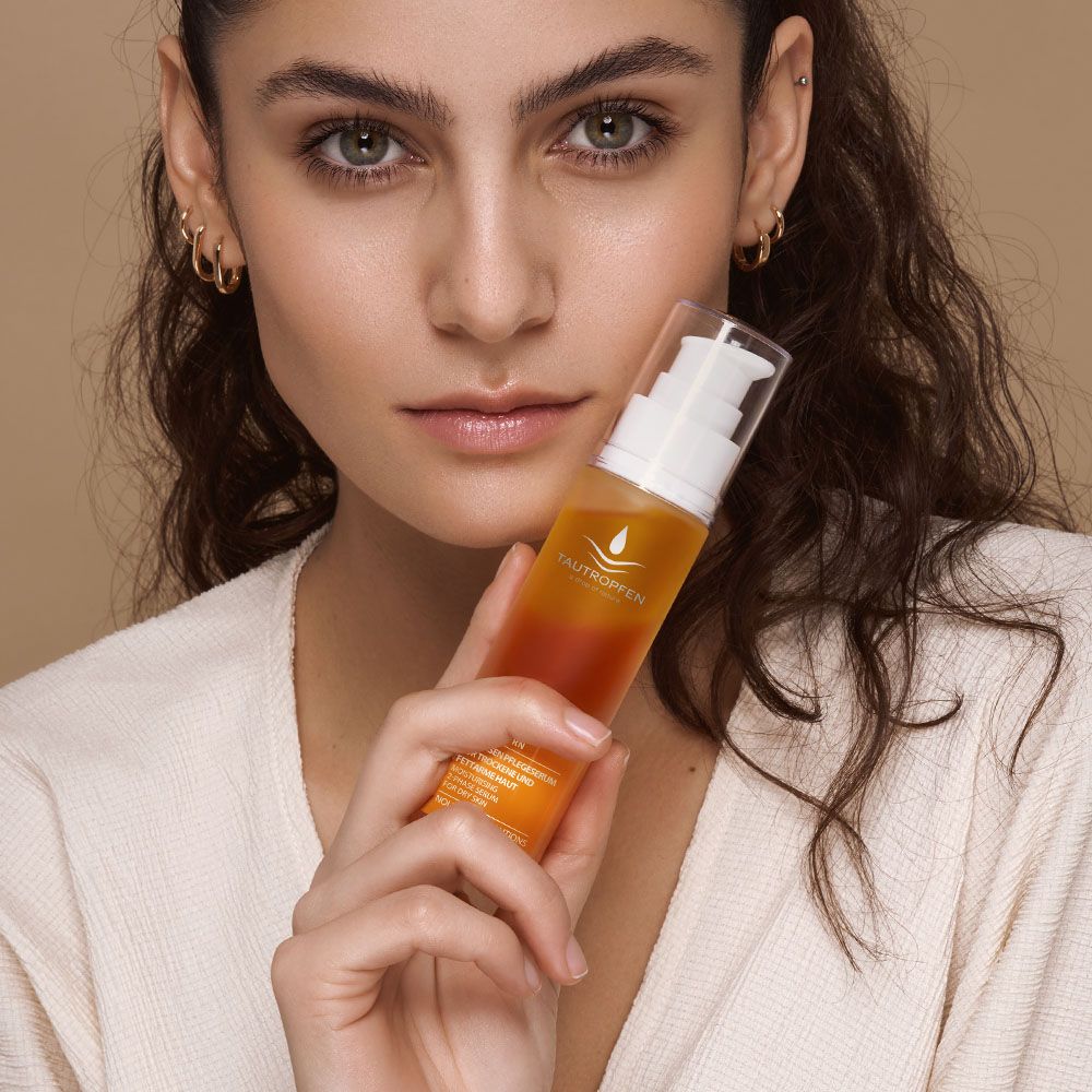 TAUTROPFEN-Sanddorn 2-Phasen Pflegeserum