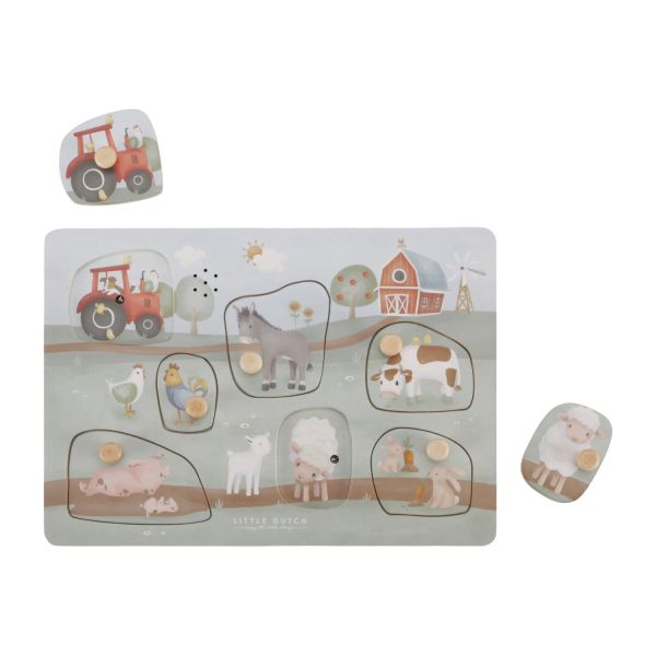 Little Dutch Little Farm Geluidenpuzzel