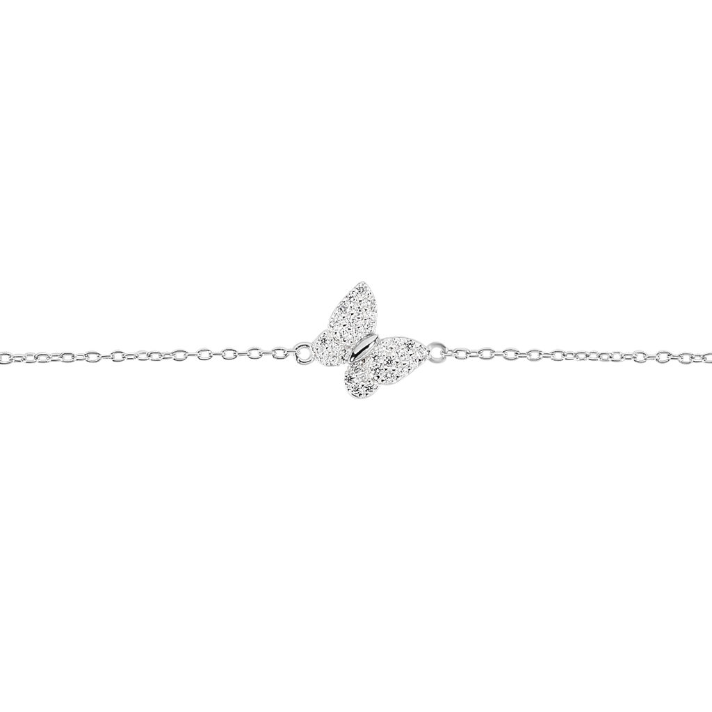 Bracelet Hervelina Argent Blanc Oxyde De Zirconium