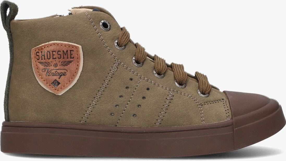 SHOESME groene shoesme hoge sneaker sh23w036