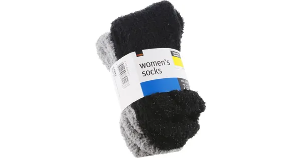 Da-Kuschelsocken one size schwarz 2 Paar