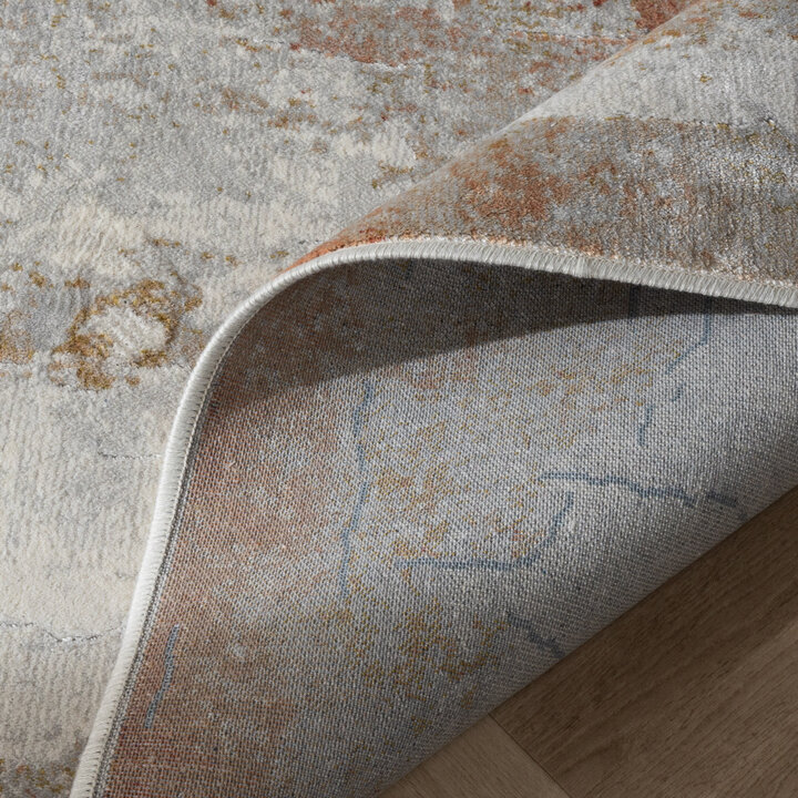 Luxe vloerkleed - Marnix Grunge Creme/Terra