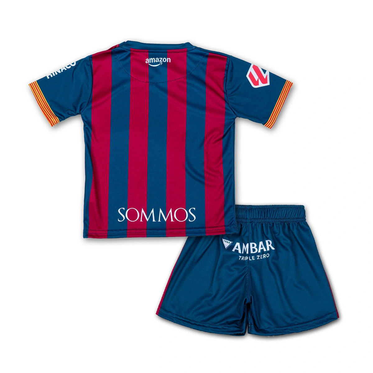 Conjunto Soka SD Huesca Primeiro Equipamento Bebé 2025-2026