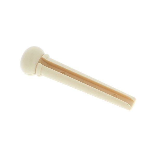 Harley Benton Bridge Pin Set Ivory mit Punkt