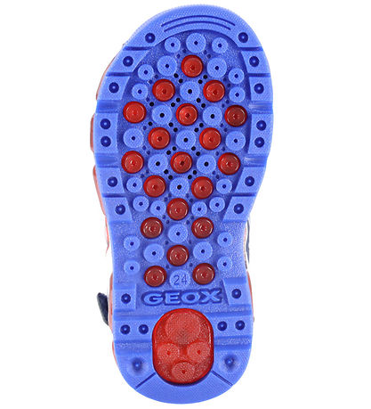 Geox Sandalen m. Light - Android - Marvel Spider-Man - Navy/Rot