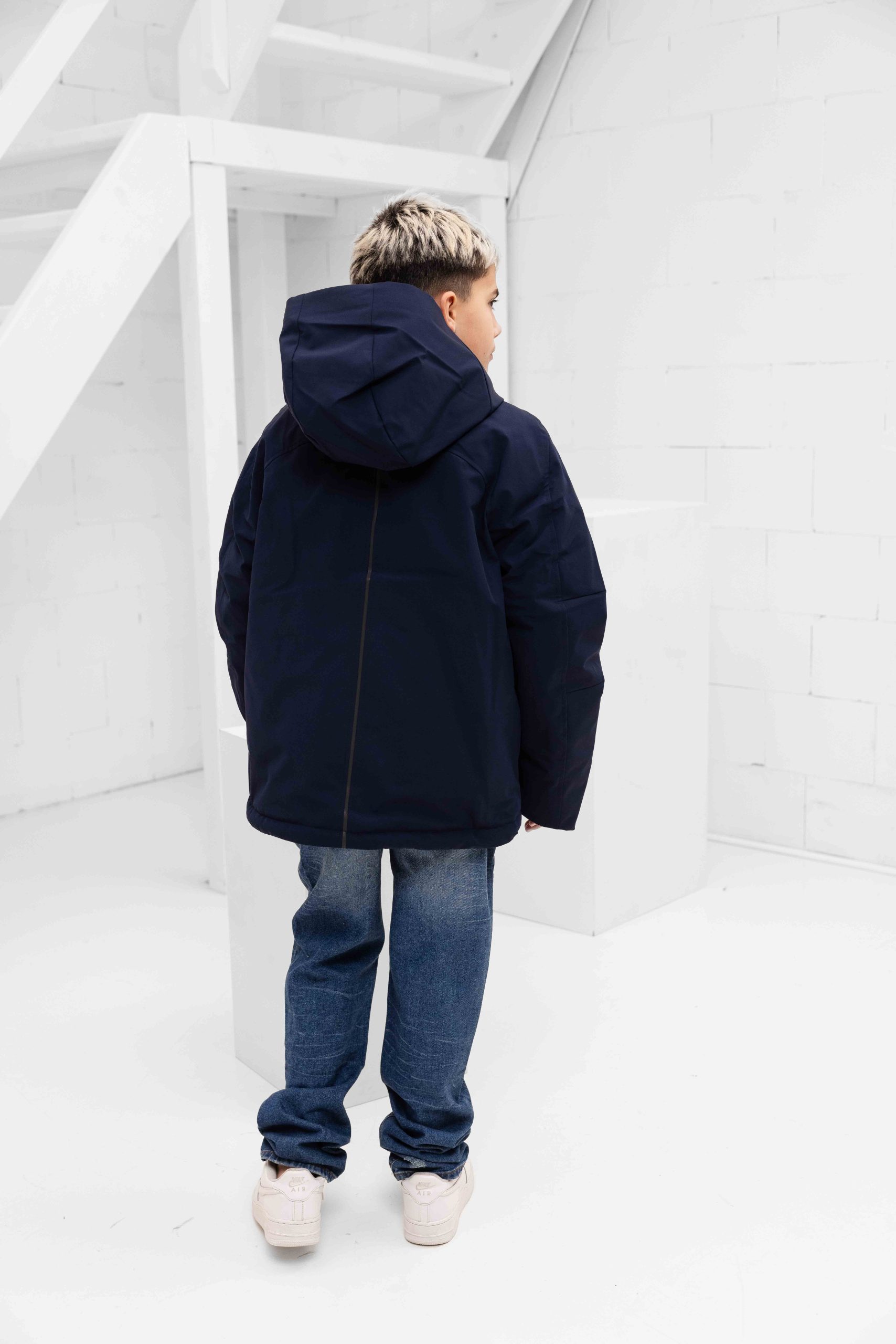 Krakatau Winterjas Kids Donkerblauw