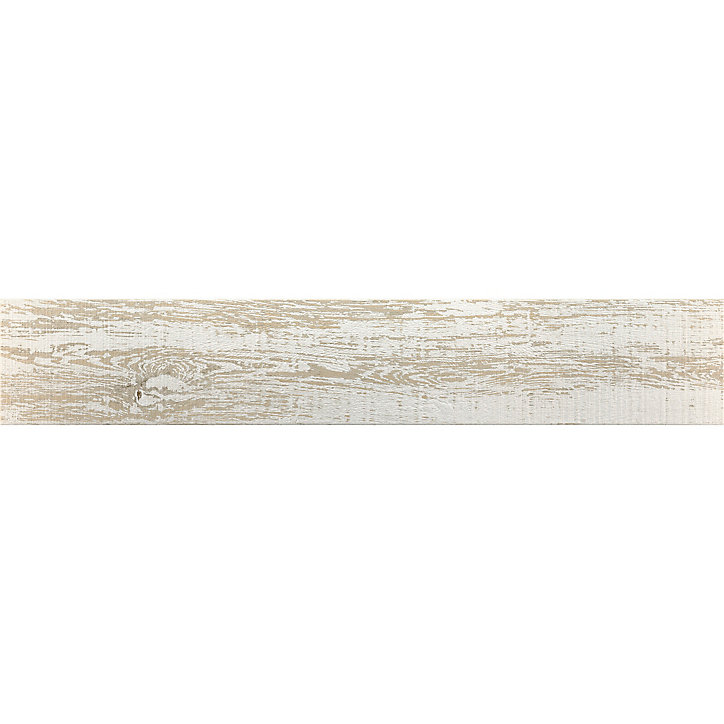 Carrelage sol et mur grès cérame bois blanc mat 20 x 120 cm Denver Baldocer