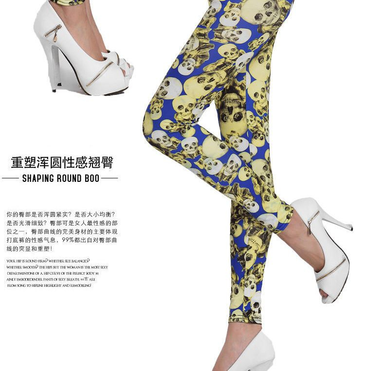 Loville - Legging met schedelprint