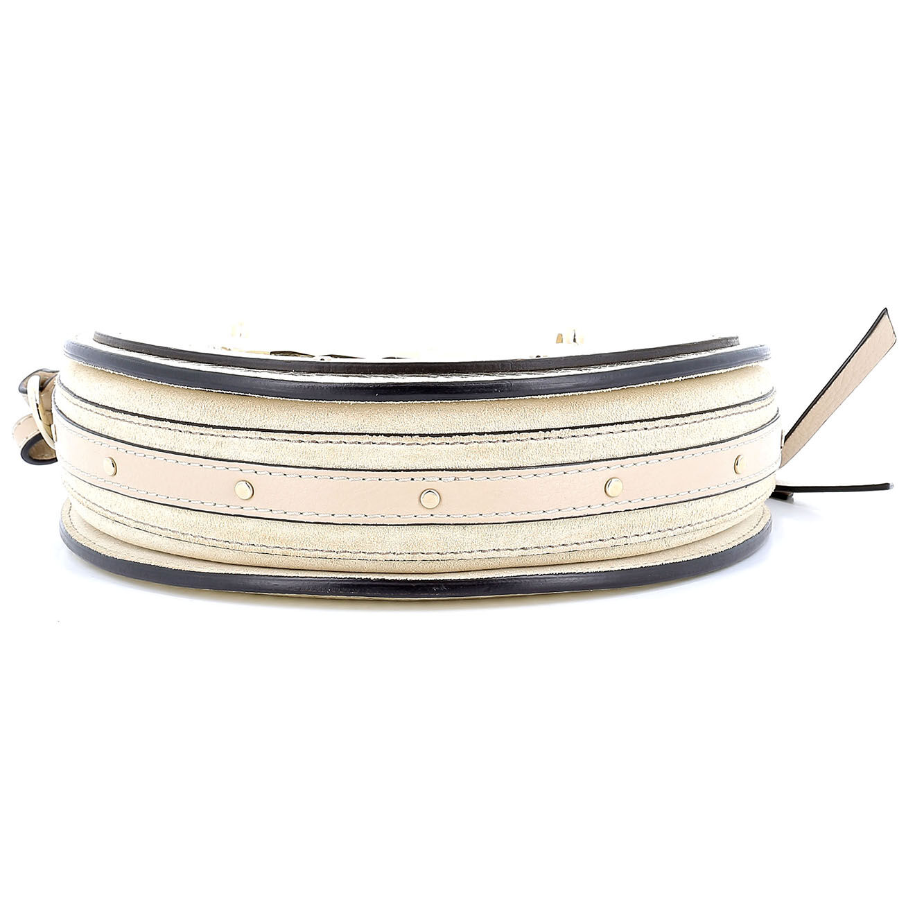 Chloé Sac bandoulière en Cuir Moyen Pixie doré - Très bon état - Diamètre 20 cm